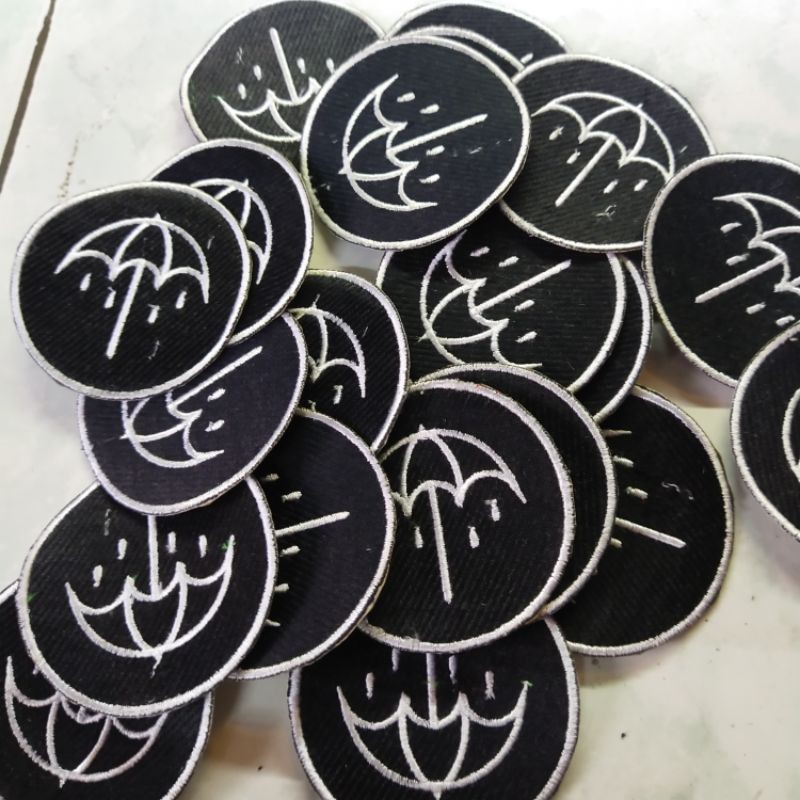 emblem patch bordir payung