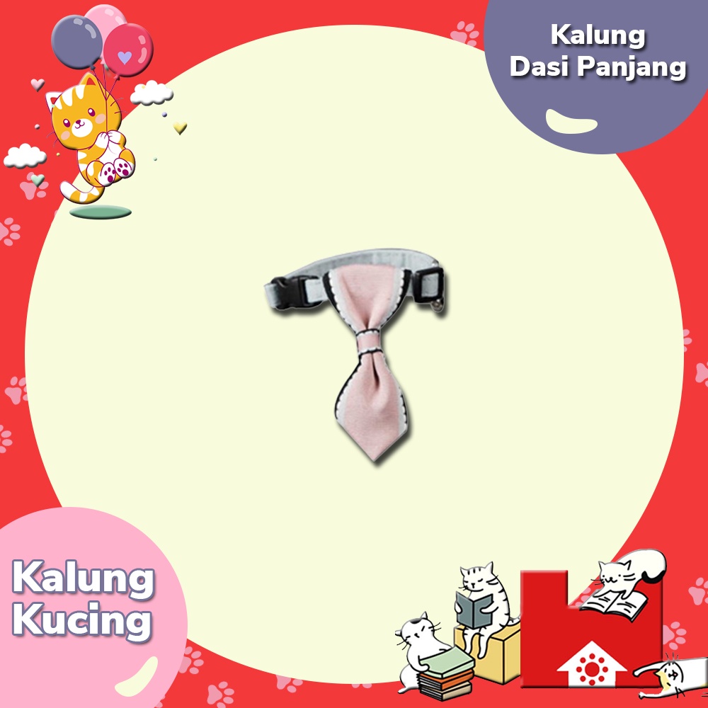 Kalung Dasi Panjang Katun Untuk Anjing/Kucing