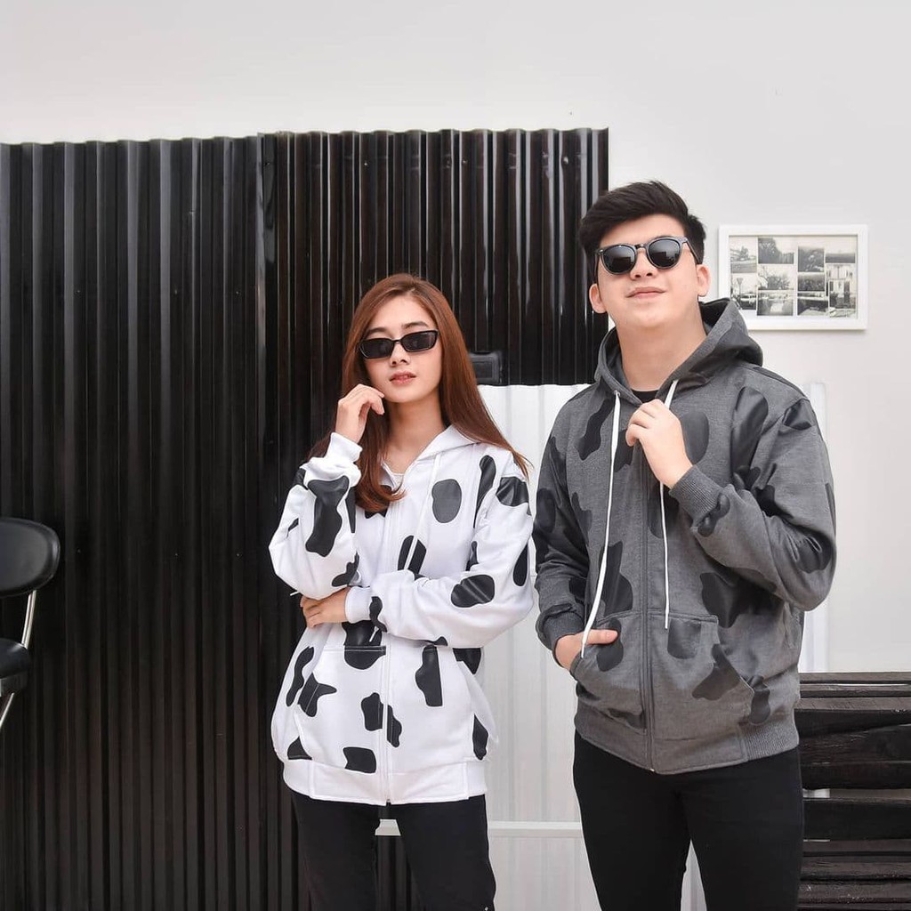 Inspired Cow Print Jacket l Jaket Pria dan Wanita Terbaru