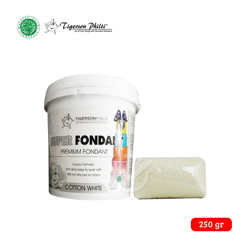 

Tigerson Fondant White (250 gr)