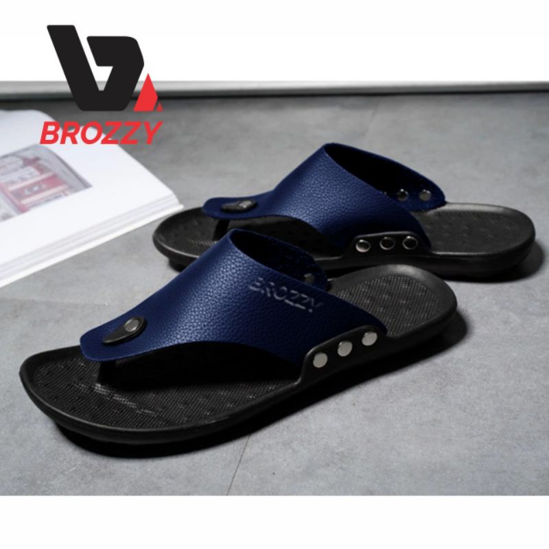 SANDAL PRIA BROZZY B- 02 JAPIT KULIT TERBARU