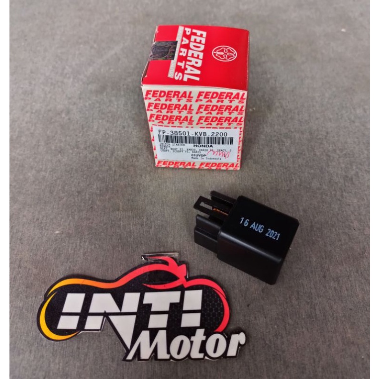 BENDIK Vario Beat Jupiter MX SWITCH STATER Beat Fi RELAY STARTER Karisma merk Federal astra otoparts RELAY COMP jupi FEDERAL jup switch stater swit starter stater