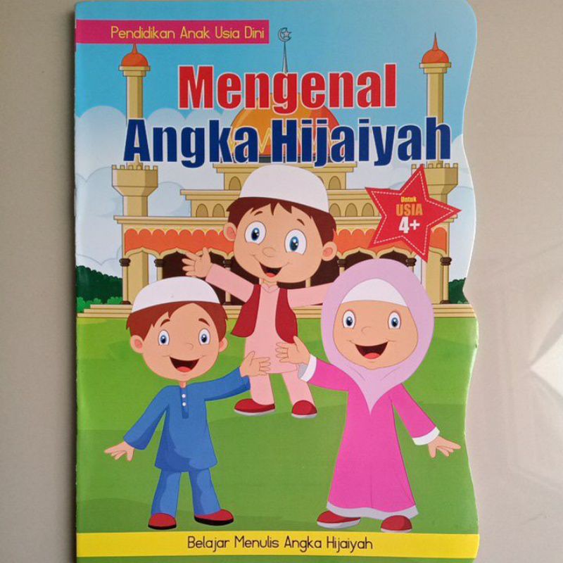 Buku Belajar Menulis mengenal angka hijaiyah untuk anak
