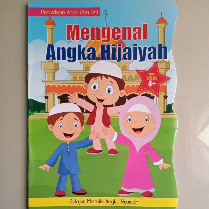 Buku Belajar Menulis mengenal angka hijaiyah untuk anak