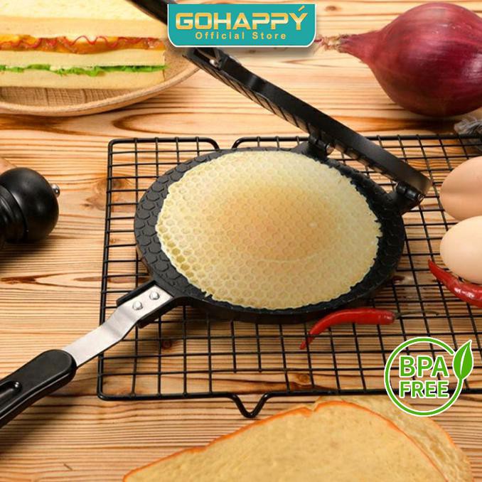 

Cetakan Kue Semprong Gulung Lipat Gohappy Ghc-50 Pastry Egg Roller Terlaris
