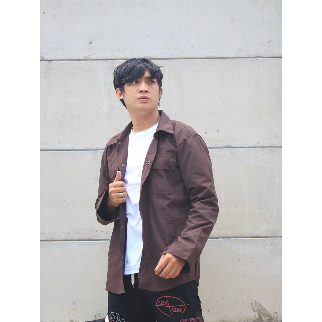 (Bisa COD) Jaket Semi Parka Kanvas TR//Trucker Canvas//Jaket Kanvas//Jacket Canvas-6