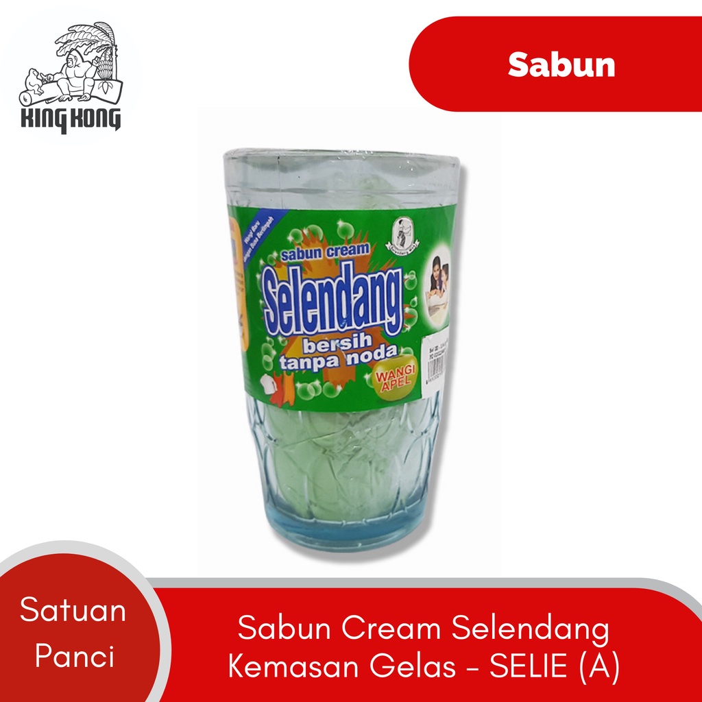 Sabun Cream Selendang Kemasan Gelas - SELIE (A) dijual per pcs