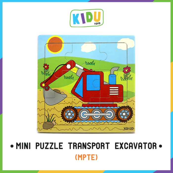 Mainan Anak Mini Puzzle Transport Kidu Toys