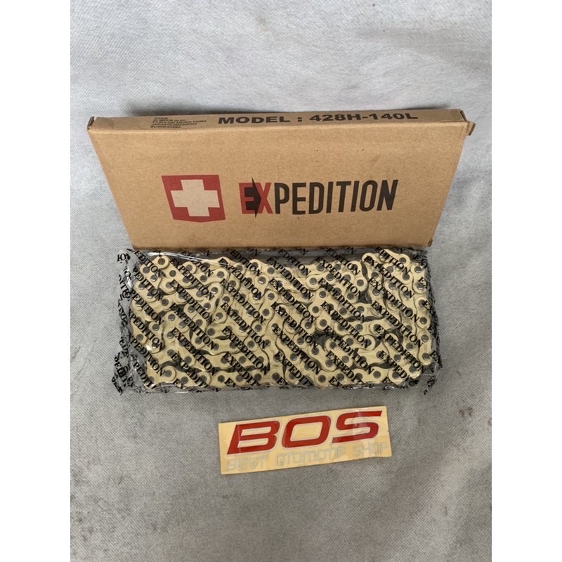 Rantai Expedition 428H-140L Rantai gold untuk motor vixion cbr byson fu sonic klx dtracker wr crf dl