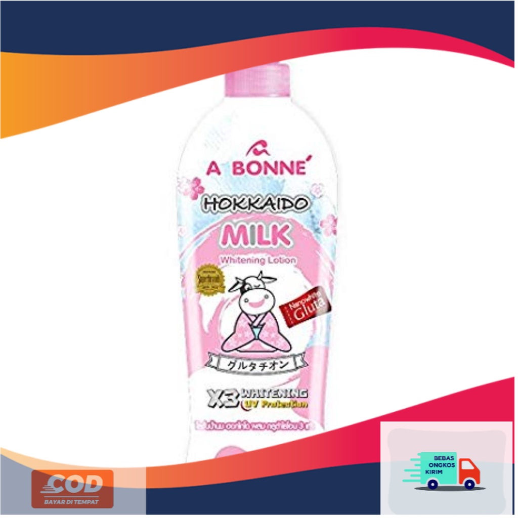 ABONNE HOKKAIDO MILK WHITENING LOTION LOTION ABONNE MILK 400ML BPOM