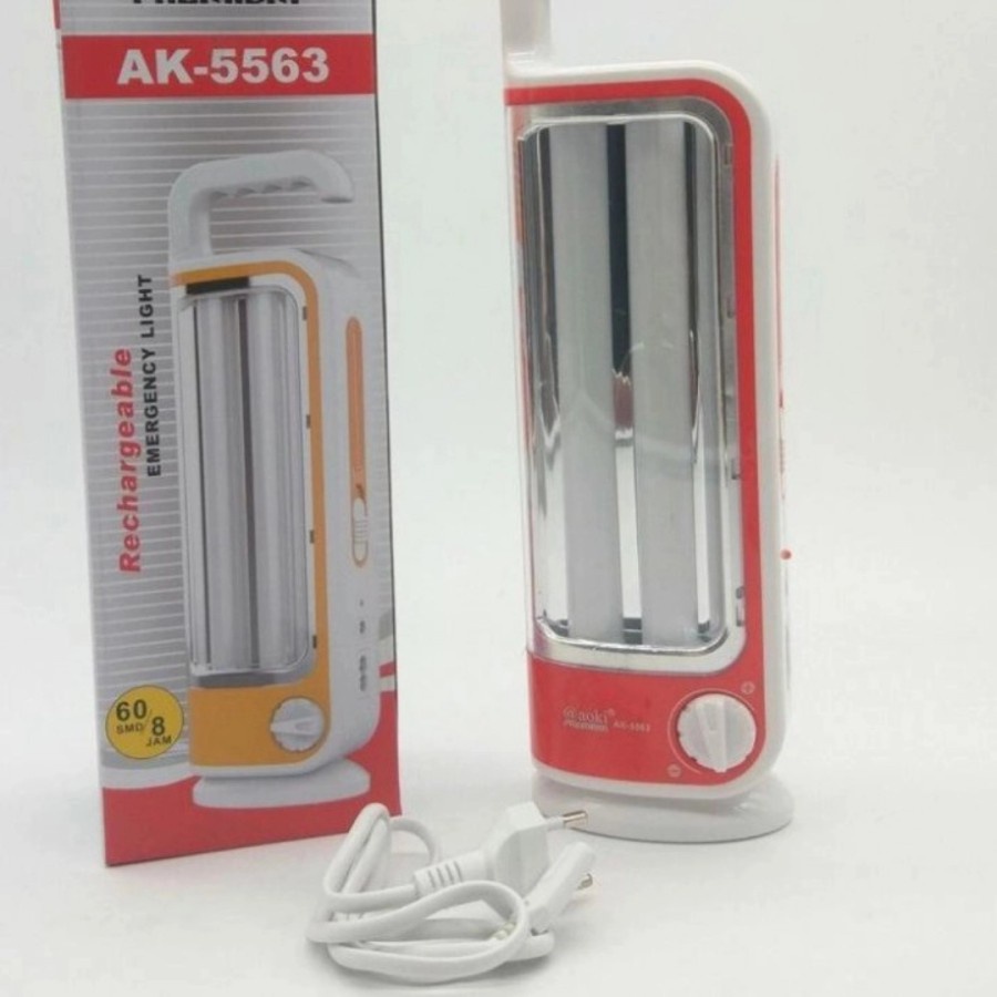 COD LAMPU  SENTER EMERGENCY TUBE 60SMD DIMMER DARURAT AOKI AK- 5563