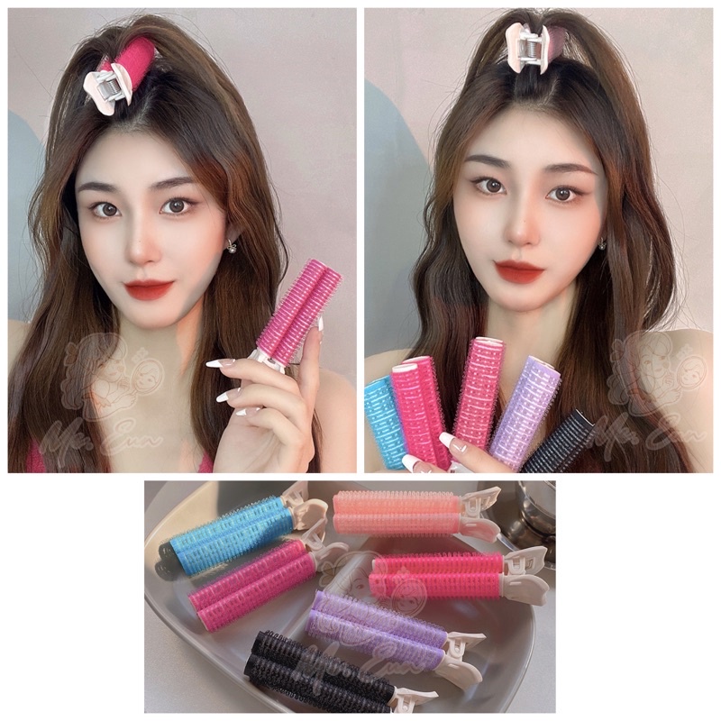 (SATUAN) KOREAN HAIR VOLUME ROLLERS / ROLL RAMBUT VOLUME / ROLL PONI JEPIT