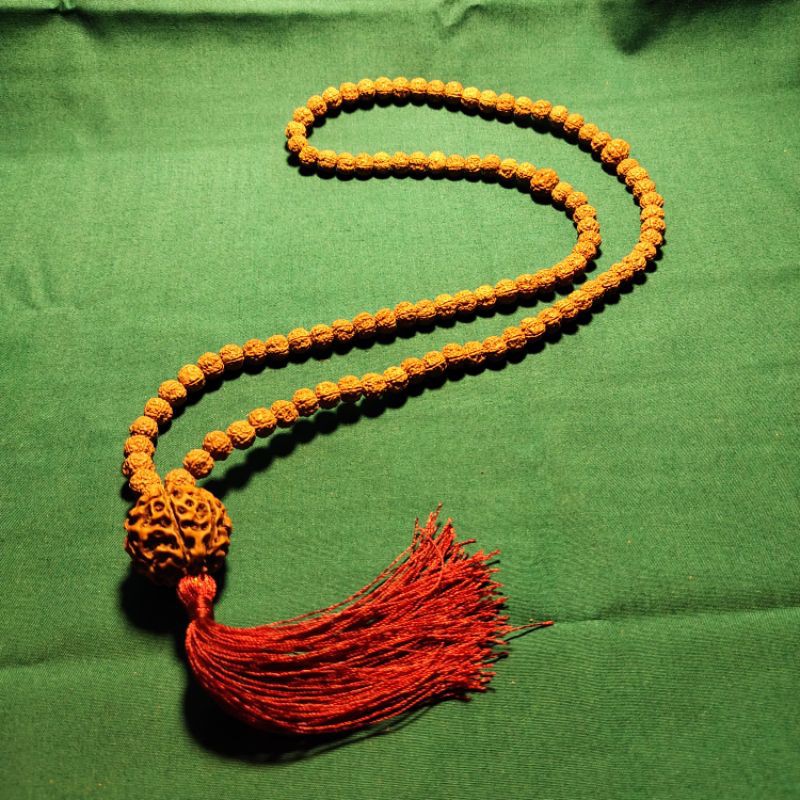Tasbih jenitri 99 premium biji bagus bandul rudraksha mukhi tebal