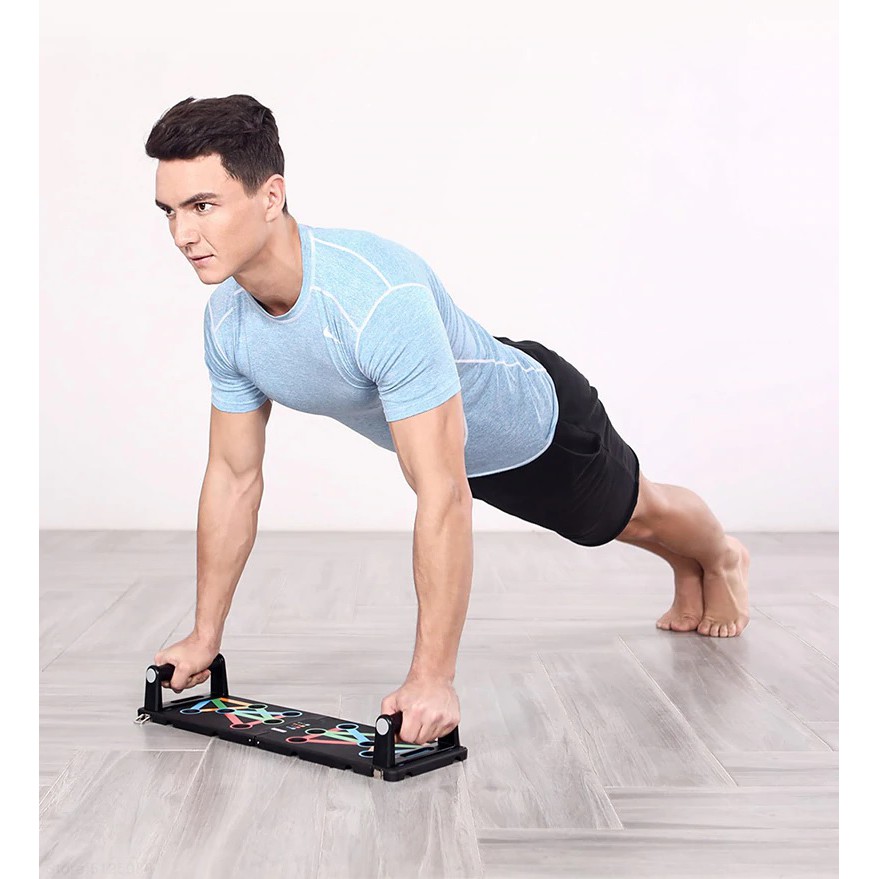 XIAOMI YUNMAI Portable Push-Up Holder Folding Board - Alat Bantu Papan Push Up dari YUNMAI