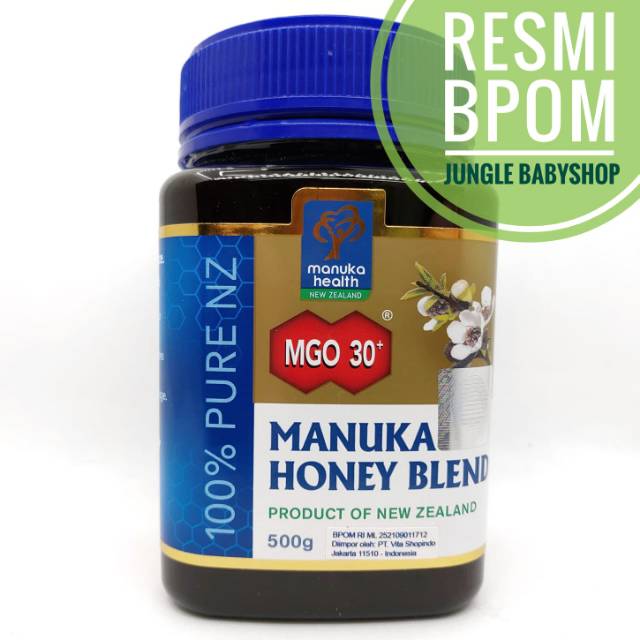 MANUKA HEALTH Honey BPOM MGO 100+ 30+ Blend Madu manuka 50gr 250gr 500gr