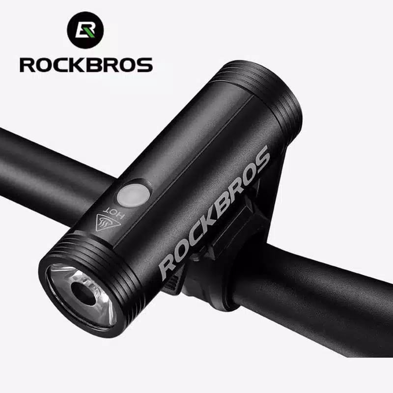 Ready Stock!Original RockBros  800 Lumen Lampu Depan Sepeda LED Tahan Hujan dengan Charger USB