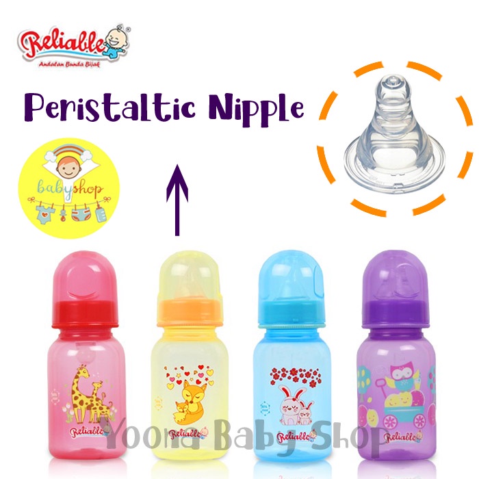 Botol Susu Warna Reliable 125ml BPA Free