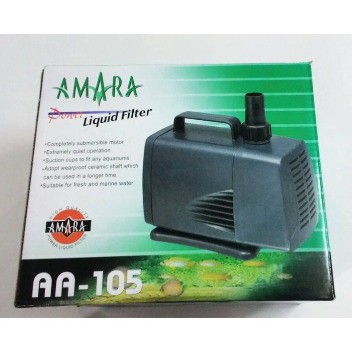 Amara 105 Mesin Pompa Air aquarium hidroponik  kolam ikan AMARA AA 105