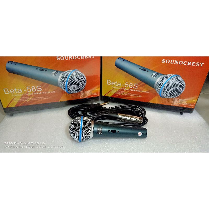 SOUNDCREST BETA58 KOPER MIC VOKAL SOUNDCREST MICROPHONE SOUNDCREST BETA58 PLUS KOPER