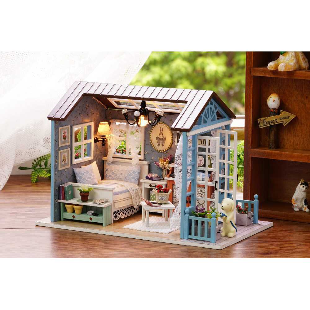 Pajangan Miniatur Rumah Boneka 3D DIY 1:24 - 8009A