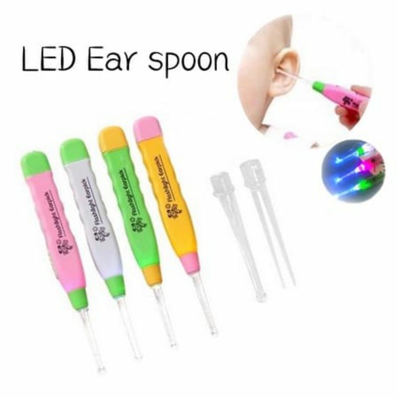 Korek Kuping Lampu LED Ear Pick Candle Alat Pembersih Telinga Anak Bayi