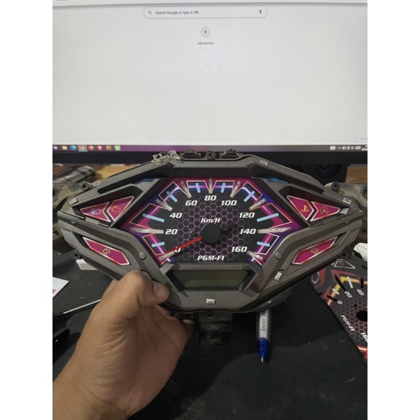 Panel Papan Speedometer Honda Vario 125/150 Led Old