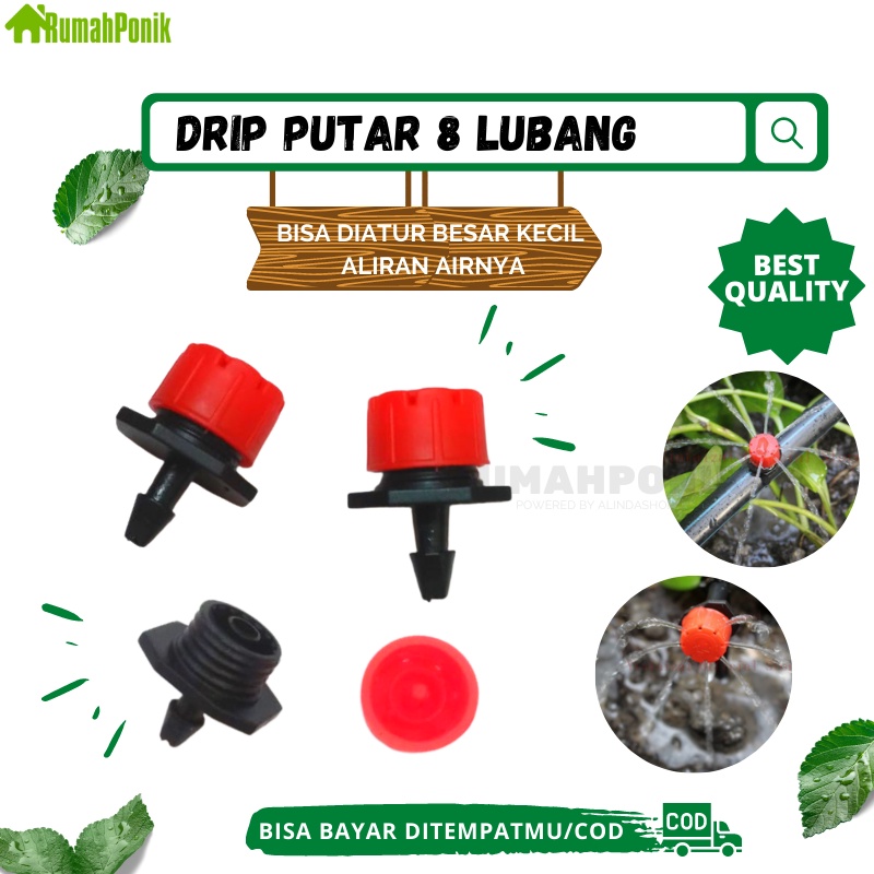 Nozel Drip Putar / Drip Irigasi Selang 4/7 mm