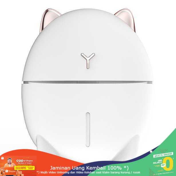 (BISA COD) RVOSTR  Dudu Cat Air Humidifier Ultrasonic Night Light 200ml - DDM-1