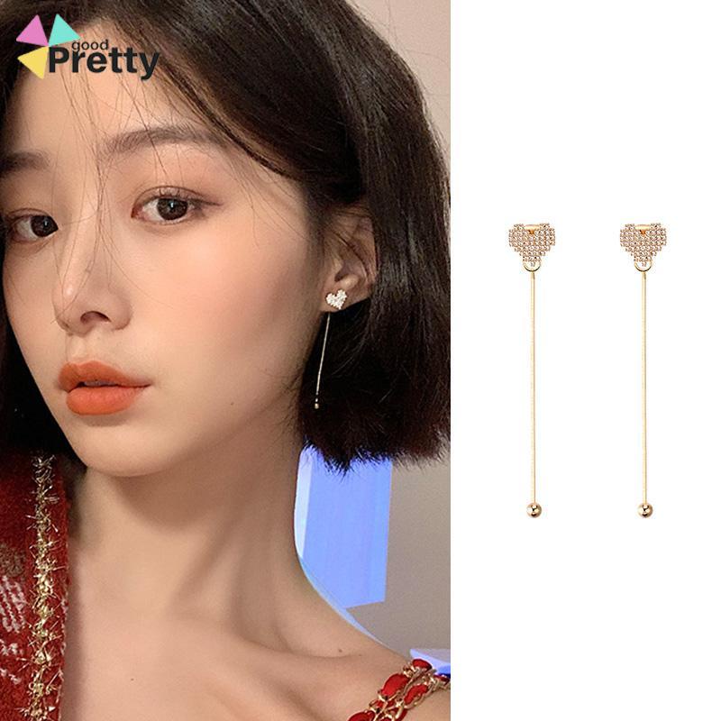 Cinta Anting-Anting Wanita 2021 Baru Trendi Desain Niche Rasa Anting-Anting Panjang Anting-Anting Suasana Kelas Atas - PD