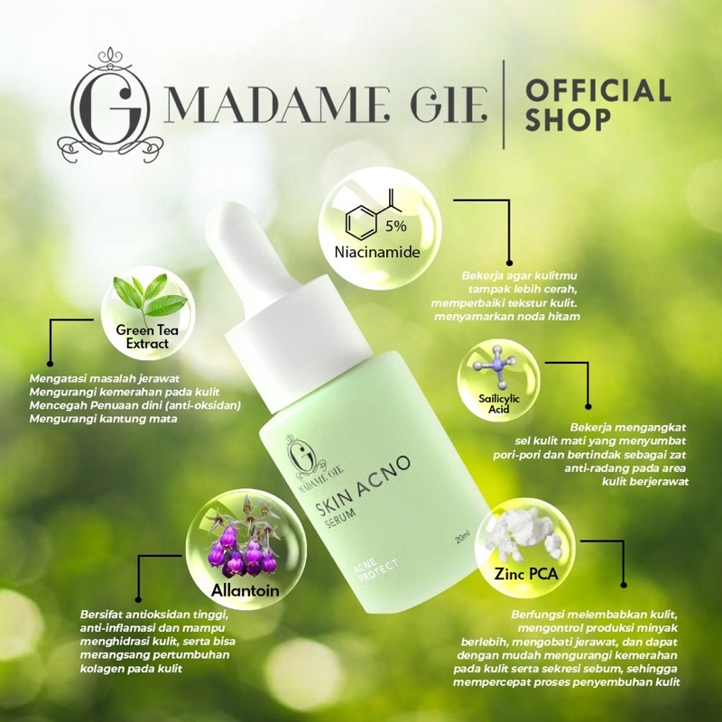 LIZBEAUTY - Madame Gie 5% Niacinamide Skin Acno Serum - Skincare