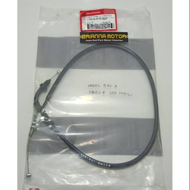 KABEL GAS A CBR150R LED ORI HONDA 17910 K15 921