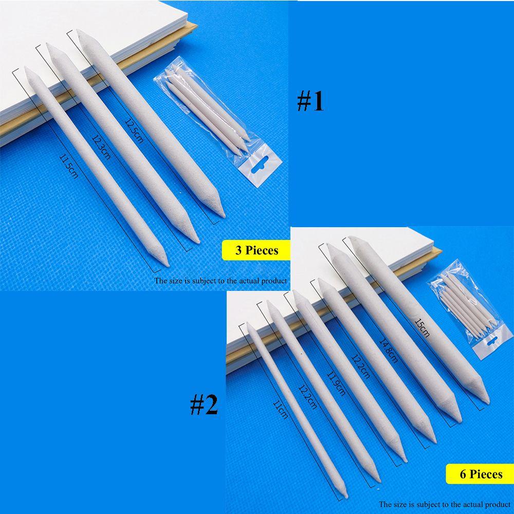 Nanas 3 /6 Pcs Tebas Buntung Stik Sobek Seni Pensil Kertas Kepala Ganda