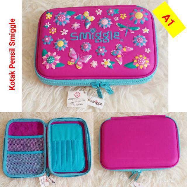 ID TEMPAT PENSIL SMIGGLE ORIGINAL / KOTAK PENSIL / PENCIL CASE HARDCASE SMIGGLE LOL UNICORN ORI 100