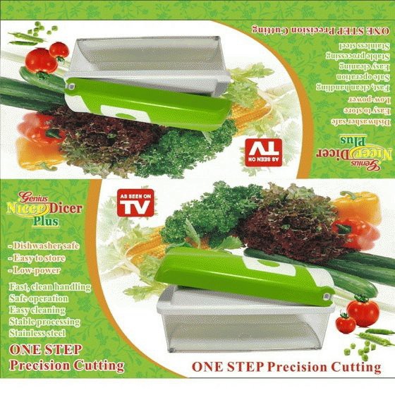 alat pemotong buah sayur serbaguna Genius Nicer Dicer Plus murah