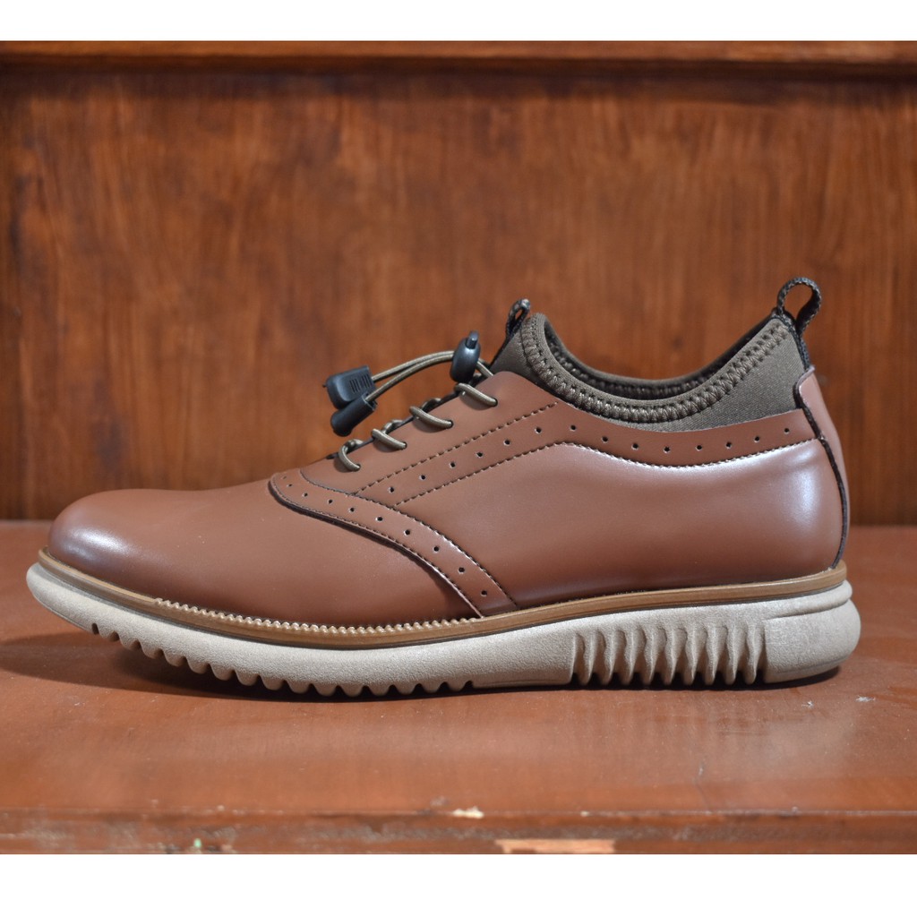 Orca Brown | Sepatu Sneakers Casual Casual Pria Cowok Men Sneaker Lokal Footwear Ori | FORIND Volve