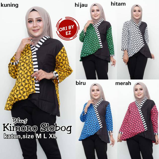 Blouse Batik Kimono Slobog