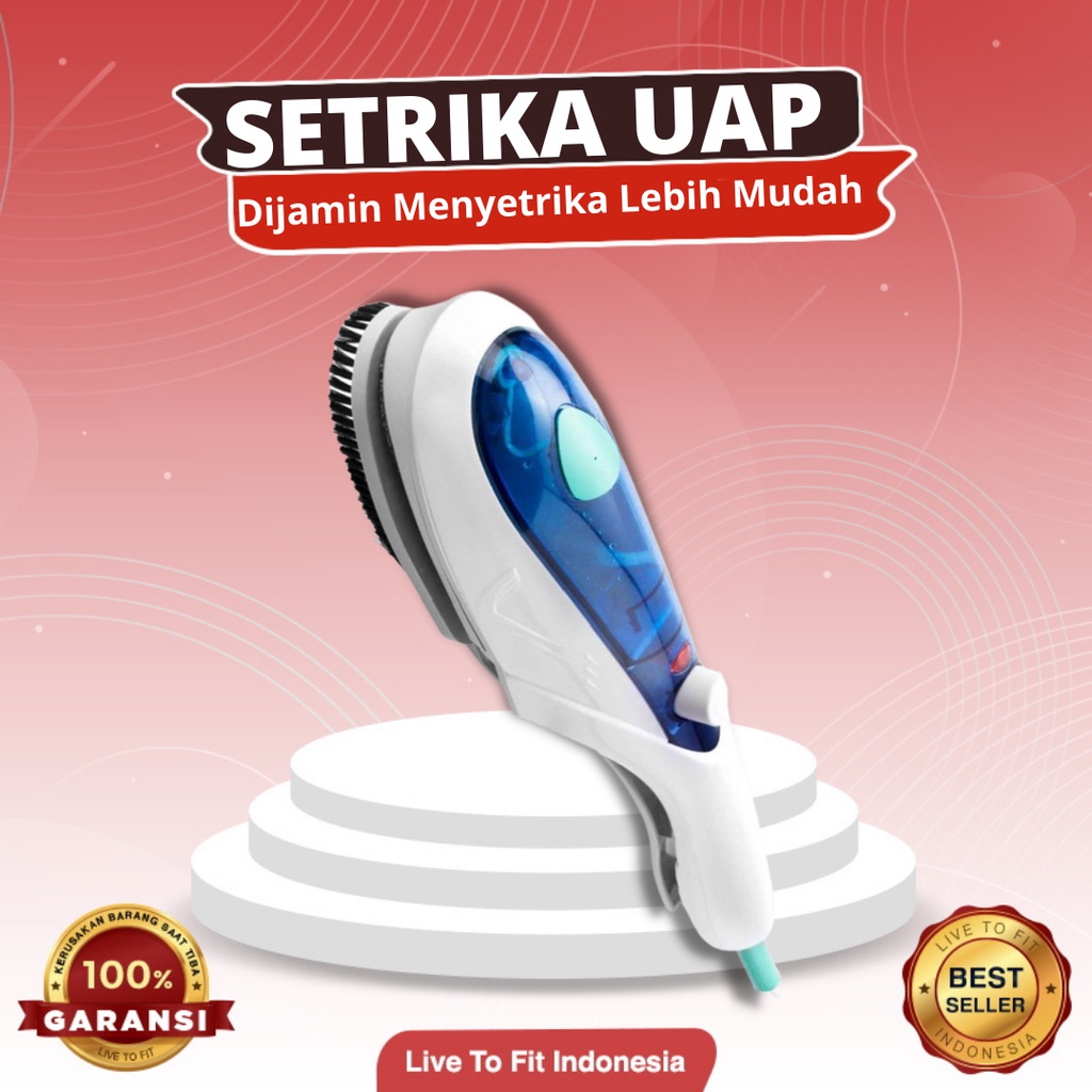 Setrika Strika Uap Listrik Portable Travel Steamer Iron TOBI