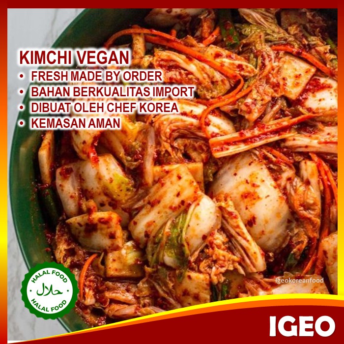 

Kimchi Sawi Fresh 200gr Halal Dibuat Oleh Chef Korea Lezat