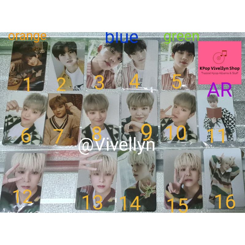 Photocard Full Album Treasure HYUNSUK JUNKYU JIHOON ASAHI (selfie & concept version)  official