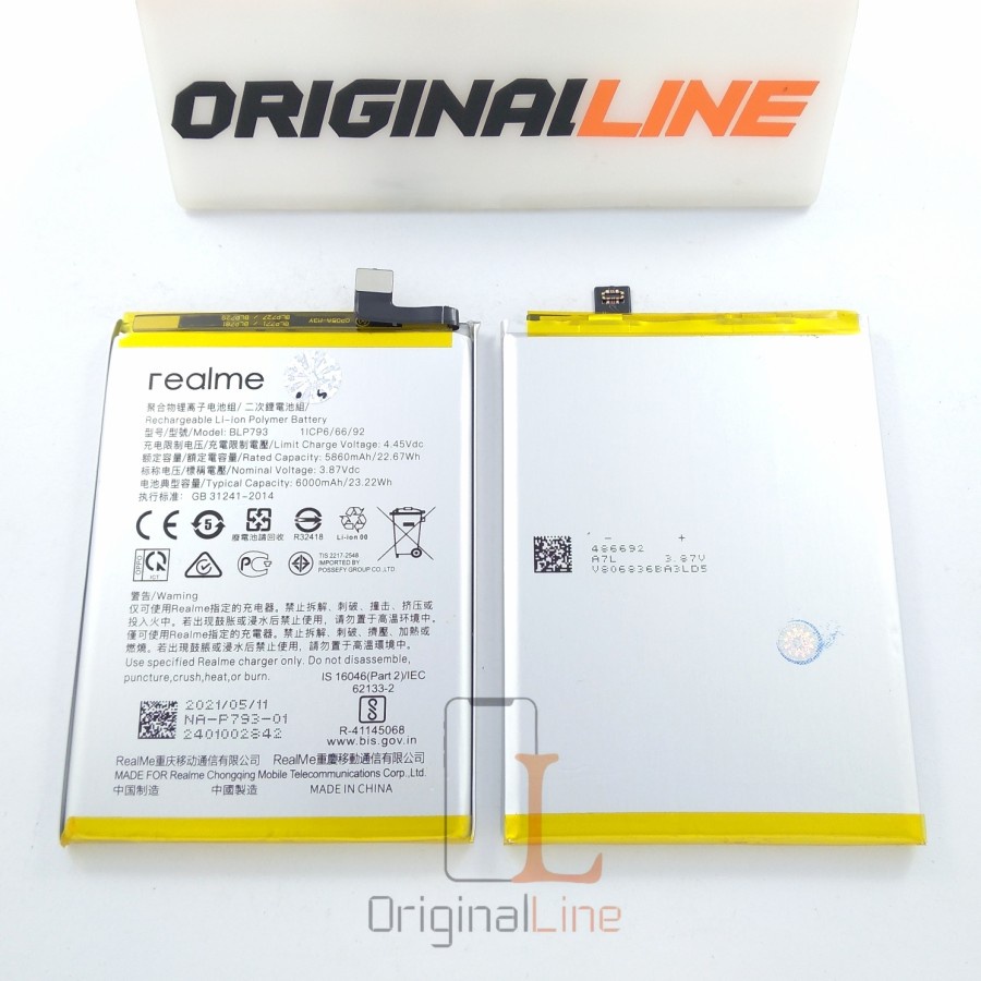 BATERAI BLP-793 REALME C11 / C12 / C15 / BLP 793 / BLP793 / BATT / BATERE / BATTERY ORIGINAL