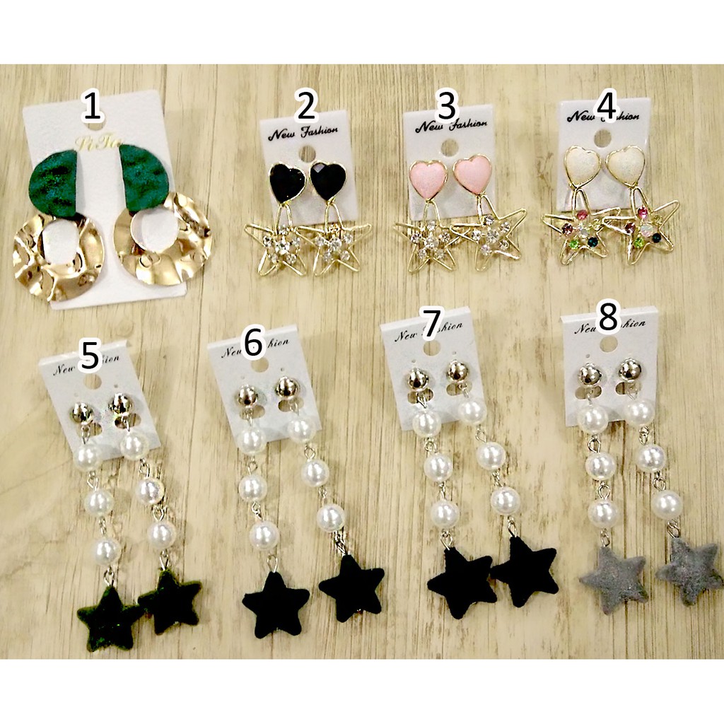 Anting fashion import ala korea kekinian aneka model dan varian 306