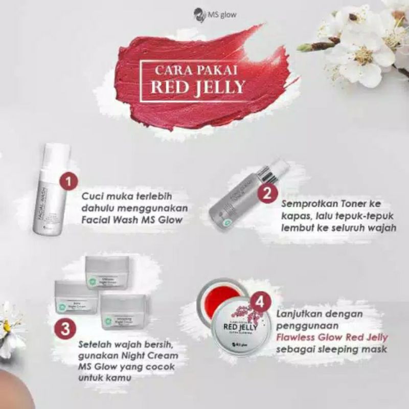 RED JELLY RED JELI MS GLOW FLAWLESS EXTRA GLOWING