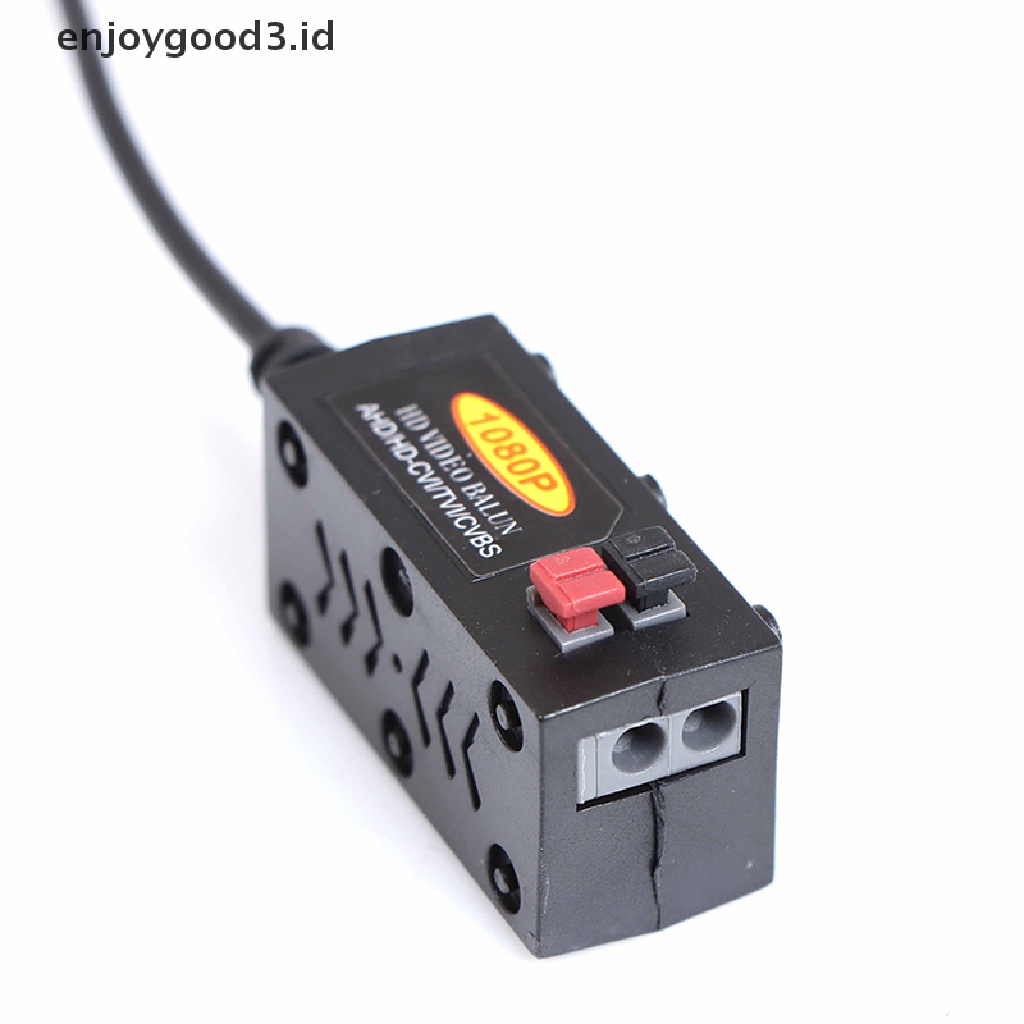 (Id) 2pcs Transmitter Cctv Pasif Video Balun 1080p Ahd / Cvi / Tvi / Cvbs