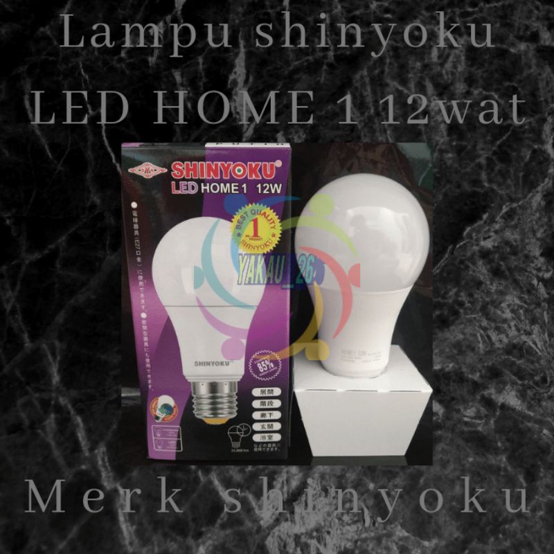 LAMPU SHINYOKU LED HOME 1 12WATT