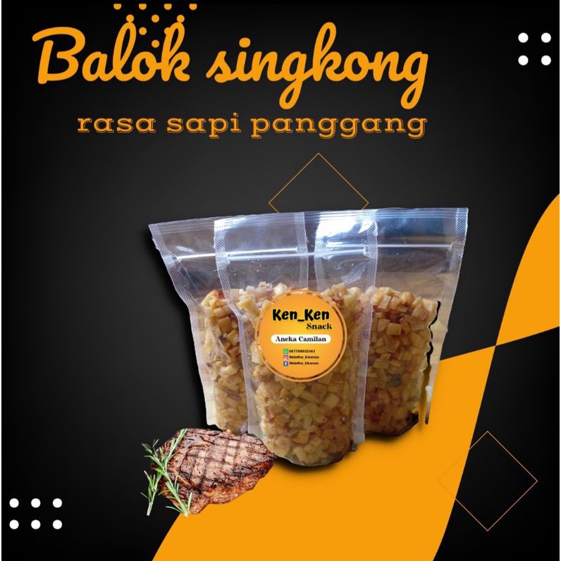 

Balok singkong khas magelang rasa sapi panggang