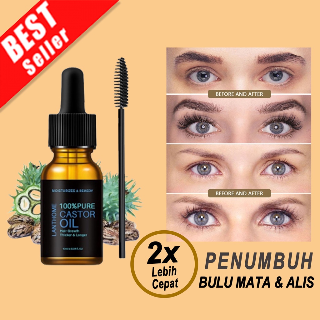 Lanthome Serum Penumbuh Alis dan Bulu Mata Eyelash &amp; Eyebrow Growth Penebal Alis dan Bulu Mata Pemanjang Bulu Mata Pelebat Bulu Mata dan Alis Paling Ampuh