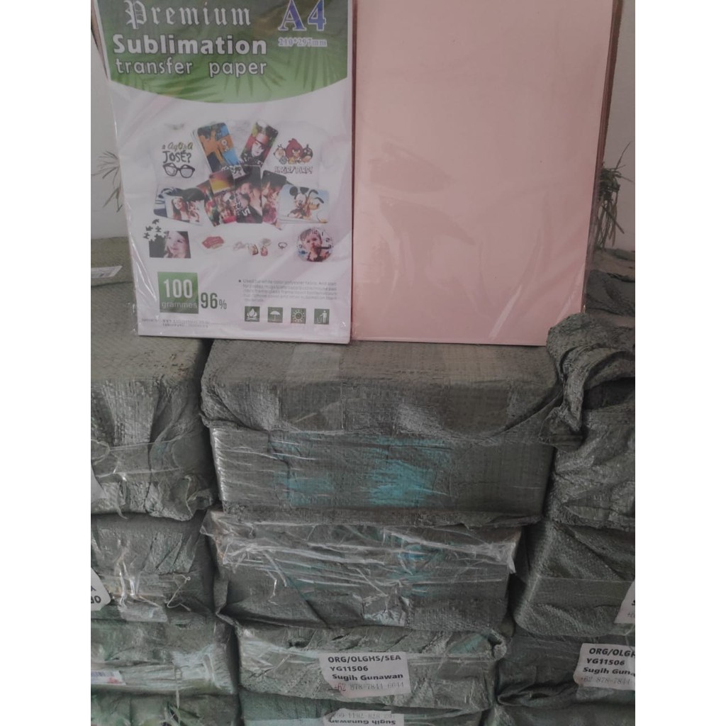 

Kertas Sublim Premium transfer paper sublimation