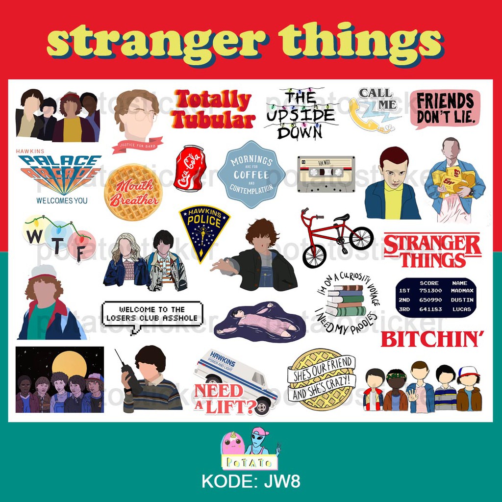 

stranger things - sticker tumblr