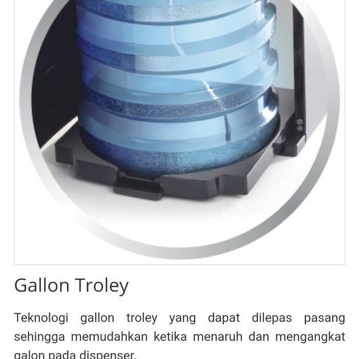 Dispenser Sanken Duo Galon HWDZ990GBK / HWDZ 990GBK Galon Atas Bawah