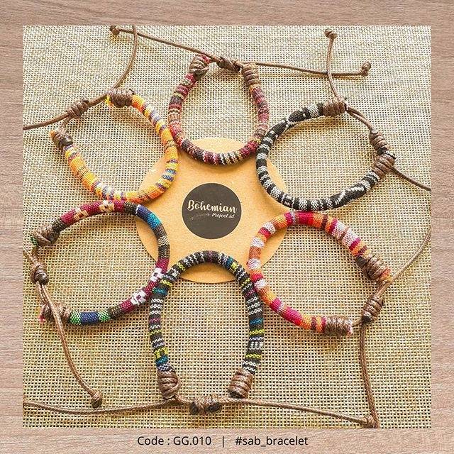 Gelang tenun pria GG.010 Bandung Best Seller